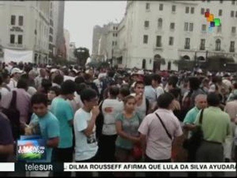 Perú: no cesan manifestaciones en contra de Keiko Fujimori