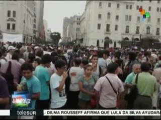 Perú: no cesan manifestaciones en contra de Keiko Fujimori