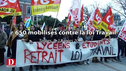 Manifestation contre la loi Travail à Tarbes (Premium)