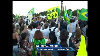 Nomeação de Lula gera protesto e tumulto em Brasília