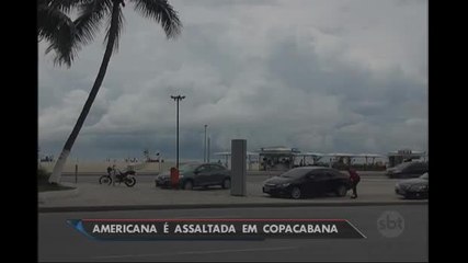 Turista americana é assaltada em Copacabana