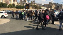 50 lycéens de Môquet-Lenoir manifestent à Châteaubriant ce jeudi 17 mars