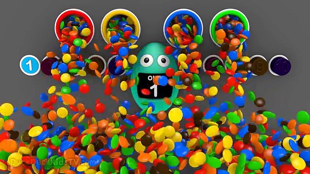 Learn to Count Numbers 1 to 10 for Toddlers A Lot of Candy Ice Cream Surprise Eggs [DuckDuckKidsTV]