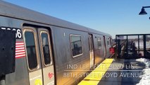 MTA New York City Subway Lefferts Boulevard Bound R46 (A) Train @ 88th Street-Boyd Avenue