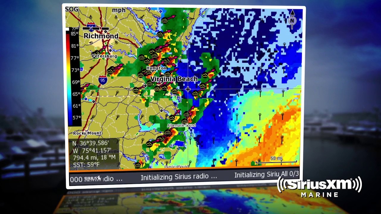 Avoid Accidents with SiriusXM Chartplotter