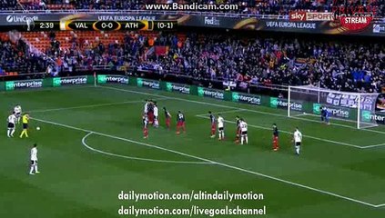 Aritz Aduriz Incredible Chance - Valencia vs Atheltic Club - Europa League - 17.03.2016