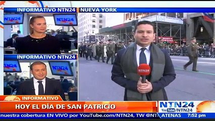 Miles de personas tiñen de verde las calles de Nueva York para celebrar el Día de San Patricio