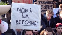 Les lycéens de Falaise contre la loi Travail