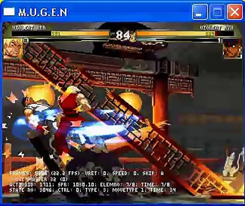 MUGEN:Violent Ken VS Violent Ryu