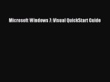 Read Microsoft Windows 7: Visual QuickStart Guide Ebook Free