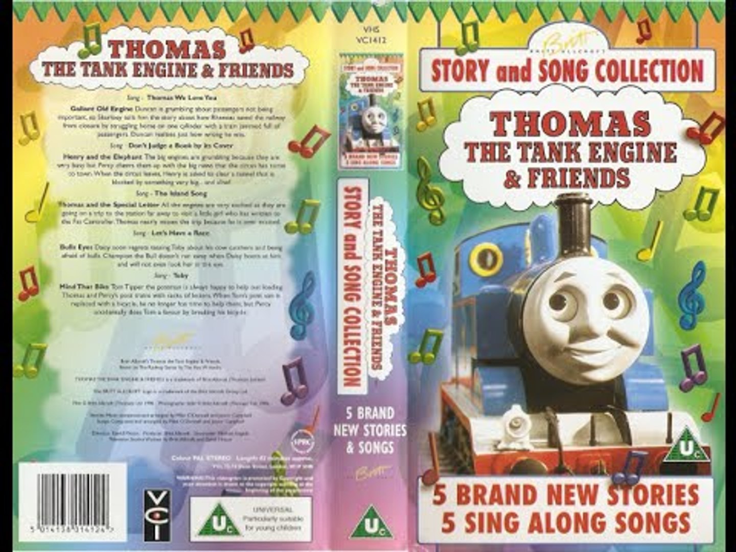 thomas the tank engine and friends vhs