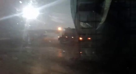 Uae and Oman storm destroy car mirror