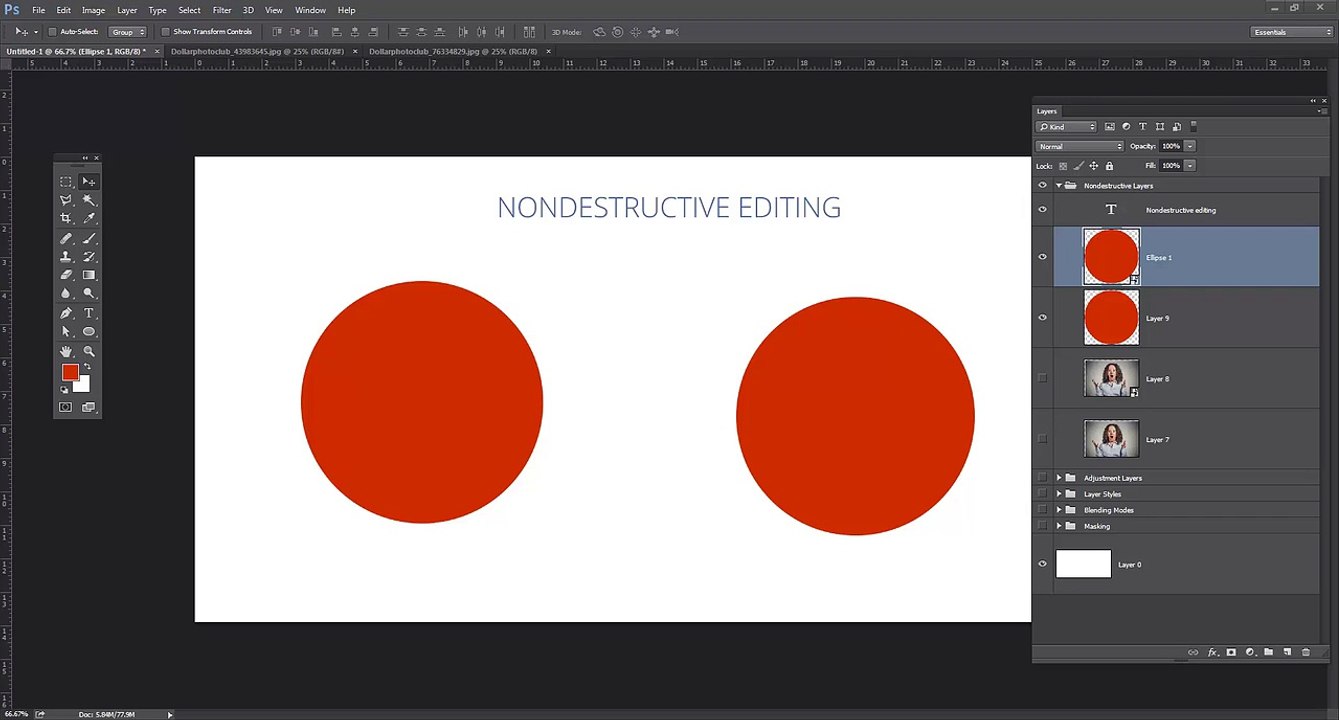 [Photoshop in 1 Hour] Lesson 12. Non destructive editing
