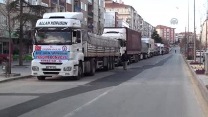 Kırşehir'den Türkmenlere 12 Tır Yardım