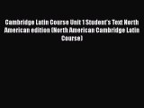 [PDF] Cambridge Latin Course Unit 1 Student's Text North American edition (North American Cambridge