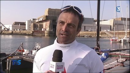 VIDEO. Franck Cammas déjà de retour en mer