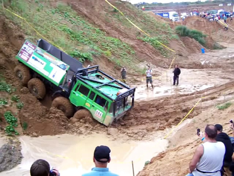 Truck trial Tatra 813 8x8 Extreme downhill! Mud Offroad - part 2 [SD, 480p]