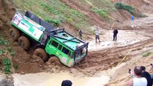 Truck trial Tatra 813 8x8 Extreme downhill! Mud Offroad - part 2 [SD, 480p]