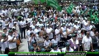 Dia del Camionero en Velez - Cristina Fernandez de Kirchner