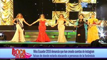 Miss Ecuador 2016 denuncia que han creado cuentas de instagram falsas de donde estaría atacando a personas de la farándula