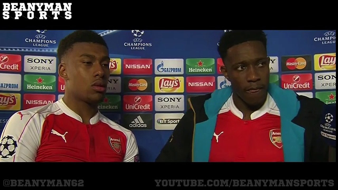 Danny Welbeck & Alex Iwobi Post Match Interview - Barcelona 3-1 Arsenal (Agg 5-1) -