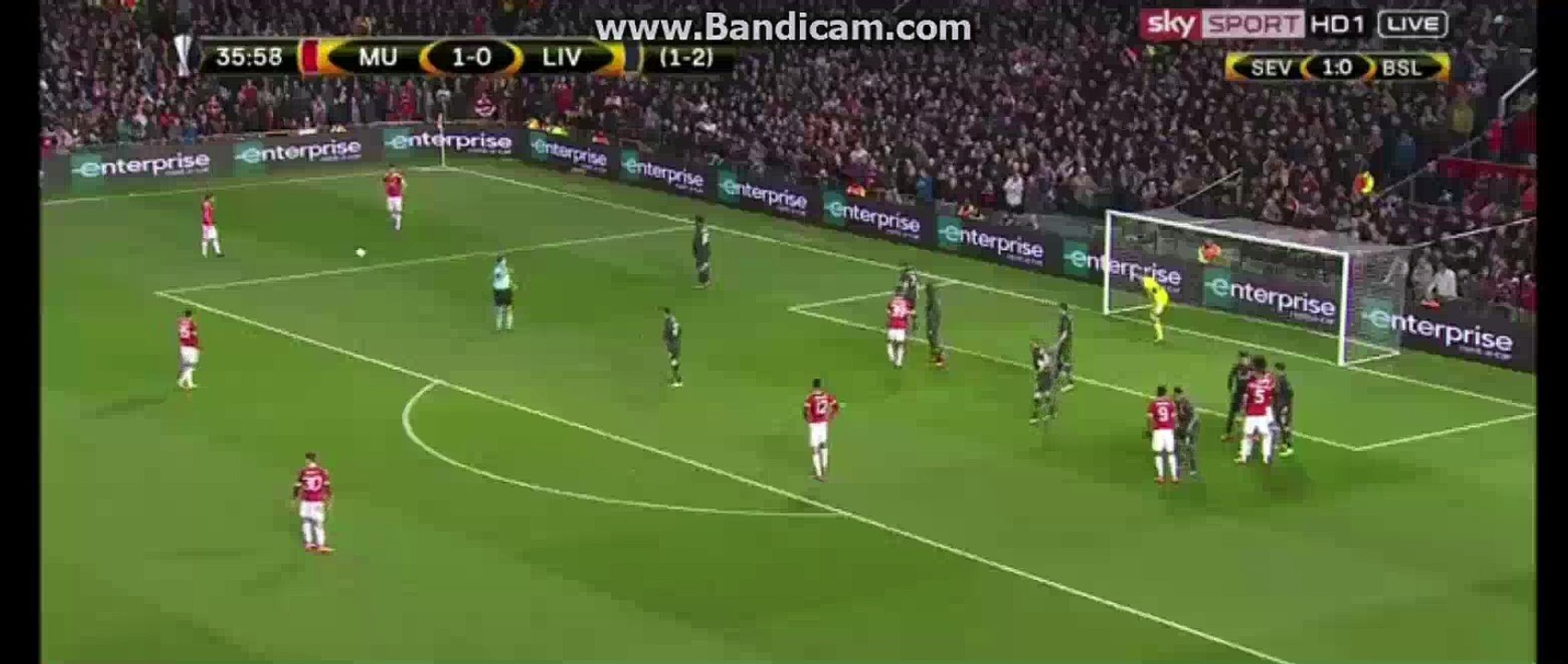Jesse Lingard Super Free Kick | Manchester United 1-0 Liverpool 17-03-2016