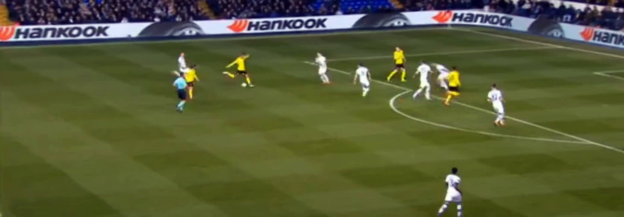 Tottenham vs Borussia Dortmund 0-1  Pierre-Emerick Aubameyang Amazing Goal  EL 17-03-16 HD