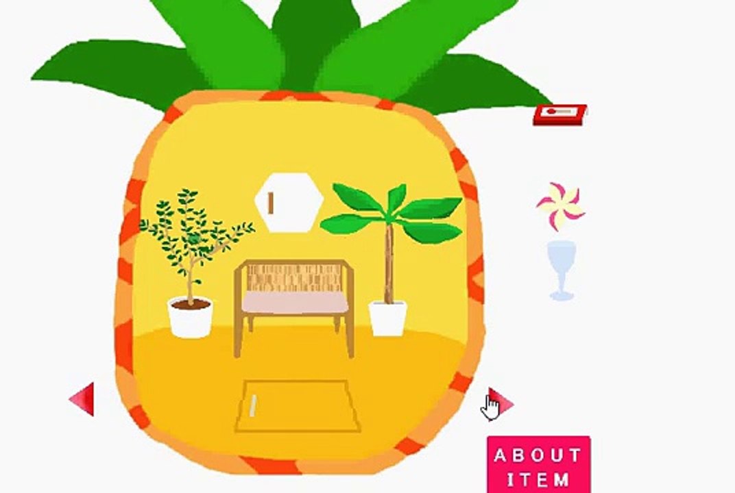 Pineapple room escape walkthrough-strawberry cafe