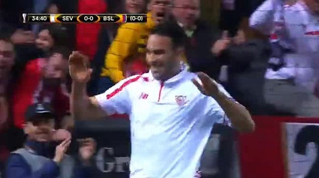 Adil Rami Goal Sevilla 1 - 0 Basel Europa League 17-3-2016