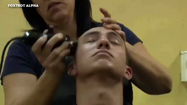 marines get clipper haircuts