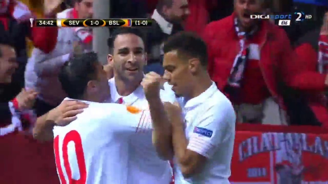 1-0 Adil Rami Goal - Sevilla 1 - 0 Basel - Europa League 17.03.2016