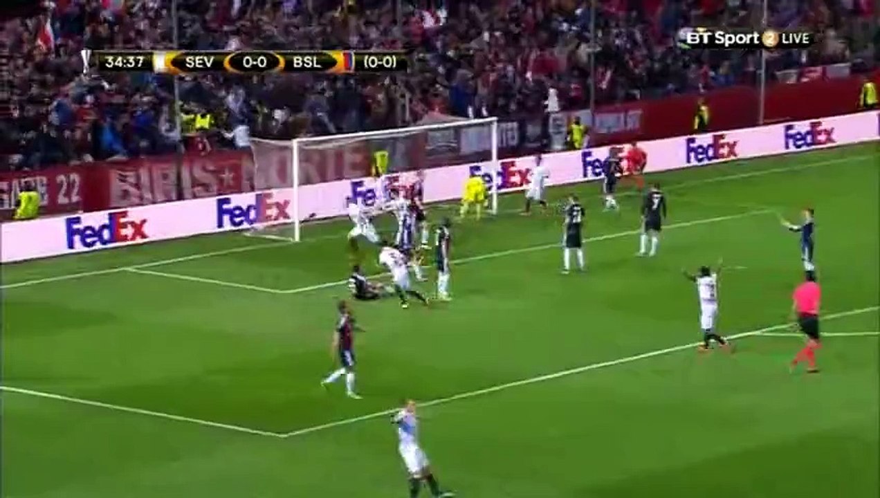 Adil Rami Goal HD - Sevilla 1-0 Basel - 17-03-2016