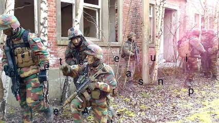 Doische: entraînement des Chasseurs Ardennais 2