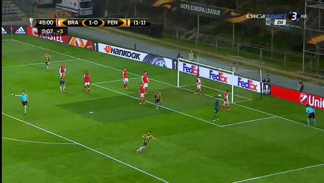Alper Potuk Goal HD - Braga 1-1 Fenerbahce - 17-03-2016