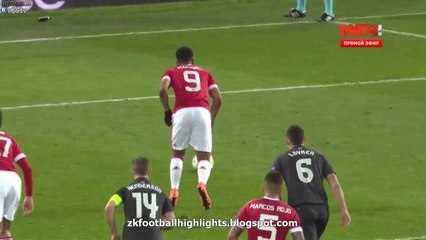 1-0 Anthony Martial Goal - Manchester United 1 - 0 Liverpool - Europa League 17.03.2016