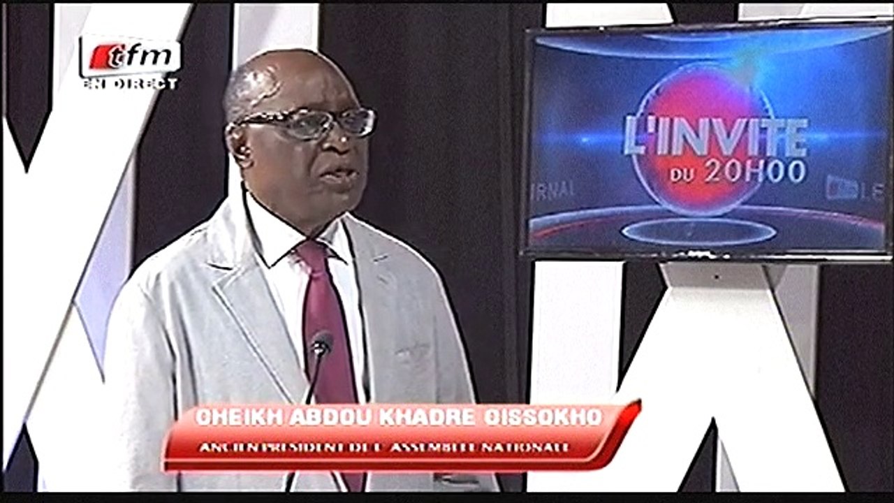 L'invité du 20h, Cheikh Abdou Khadre Cissokho ancien pdt Assemblée nationale