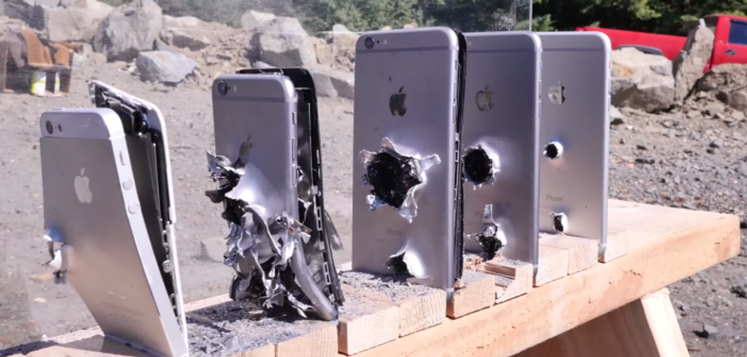 How Many iPhones Does It Take To Stop an AK-74 Bullet?