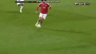 Horror - foul in -Fellaini -  Manchester United 1 - 1	 Liverpool