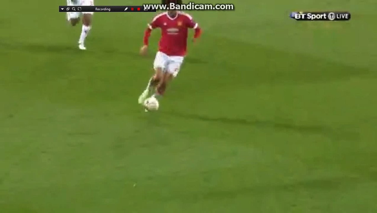 Horror - foul in -Fellaini -  Manchester United 1 - 1	 Liverpool