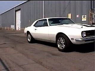 67 Chevy Camaro Burnout