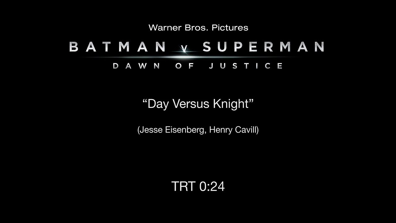 Batman V Superman : Dawn of Justice - Clip "Day Versus Knight"