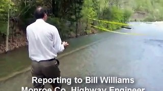 Monroe Lake Spillway Flooding