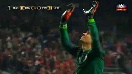 Rafa Silva Goal Braga 4 - 1 Fenerbahce Europa League 17-3-2016