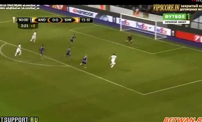 Eduardo Goal HD - Anderlecht 0-1 Shakhtar- 17-03-2016