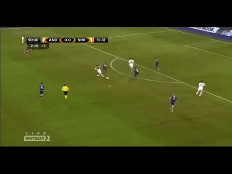 Goal Eduardo da Silva - Anderlecht 0-1 Shakhtar Donetsk (17.03.2016) Europa League