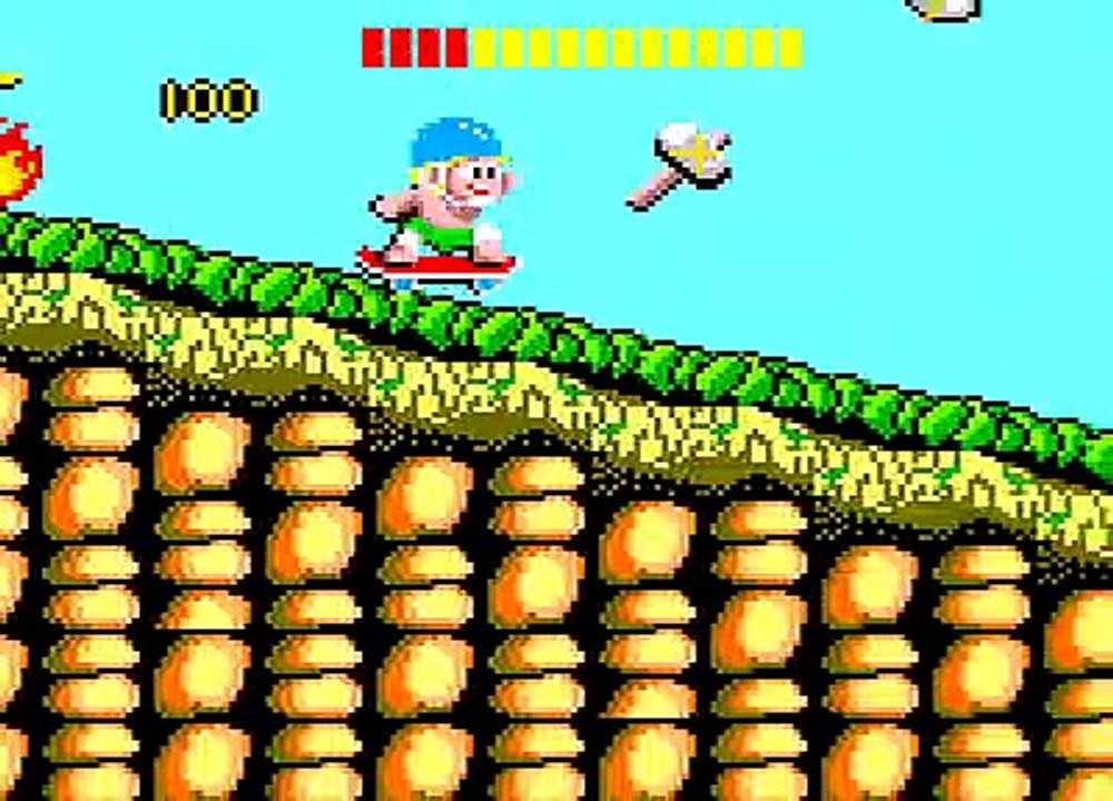 Revenge of Drancon (Wonder Boy I) (Sega Game Gear) - Stages 3-1 to 3-4