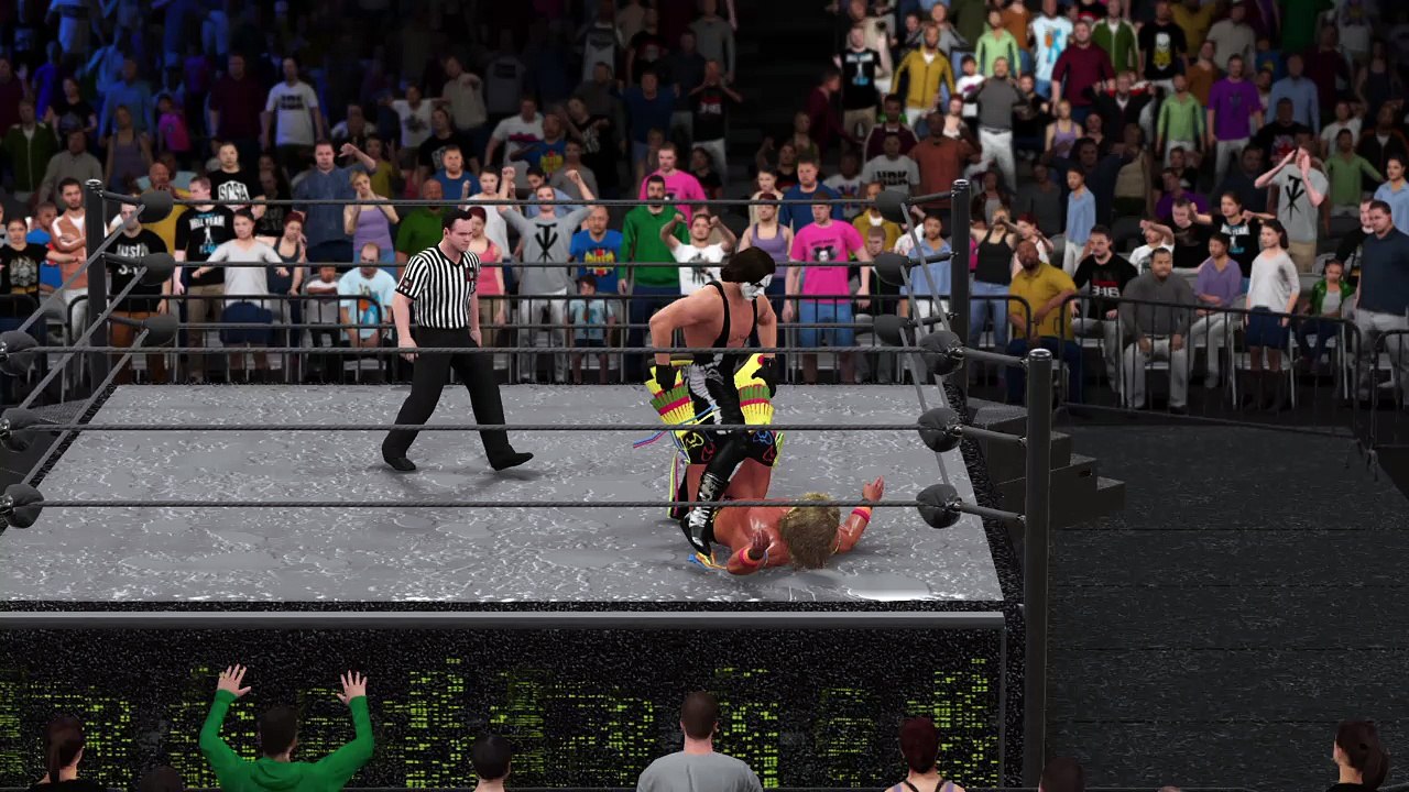 WWE 2K16 the ultimate warrior v sting