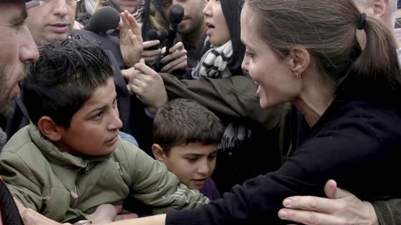 Angelina Jolie besucht Griechenland