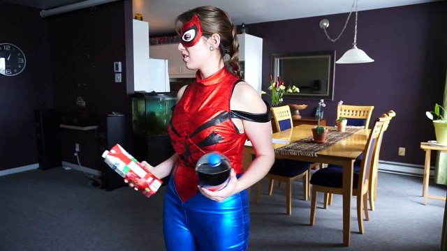 Spiderman & Spidergirl vs Ghost! Superhero Movie Prank in Real Life!