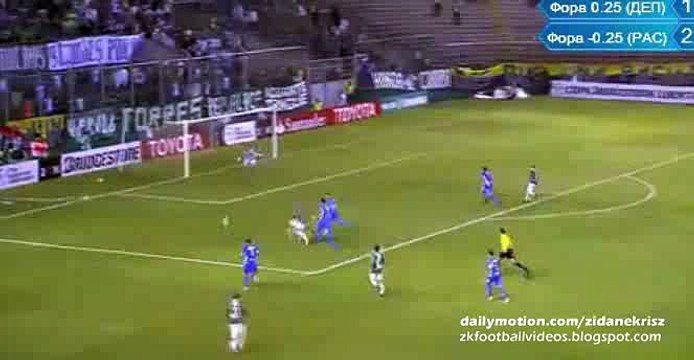 1-0 Andres Roa Goal - Deportivo Cali v. Racing Club - Copa Libertadores 17.03.2016